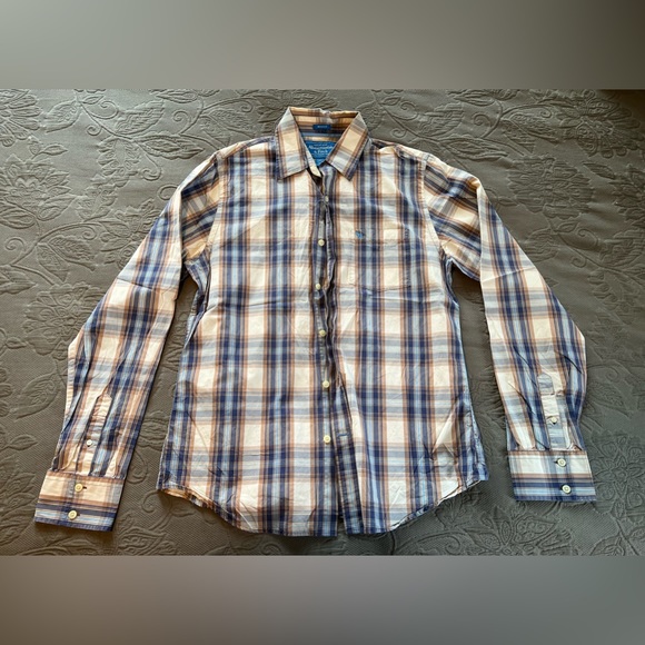 Lot of 10 Abercrombie & Fitch button down long sleeved shirts - Picture 5 of 11